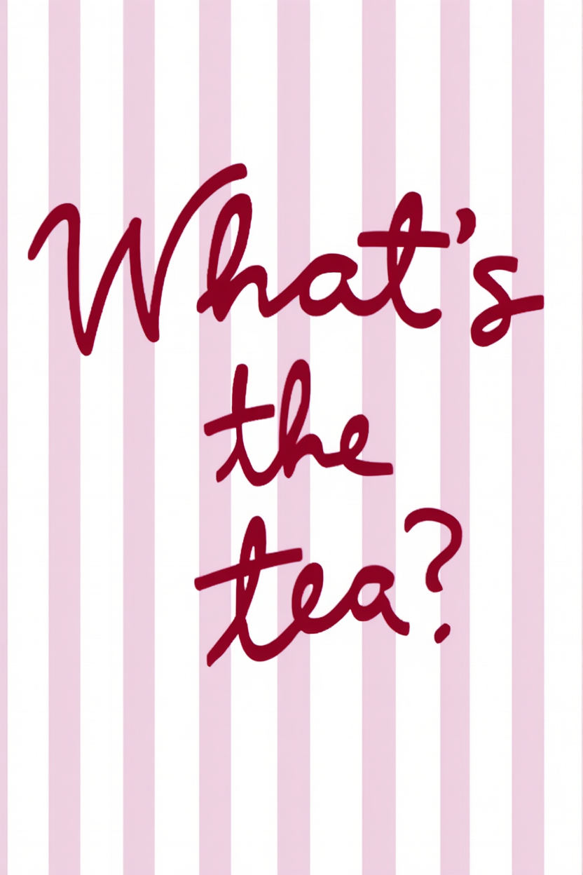 What’s The Tea Poster