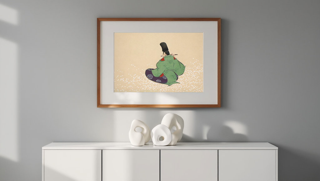 Kamisaka Sekka  - Flute player from Momoyogusa