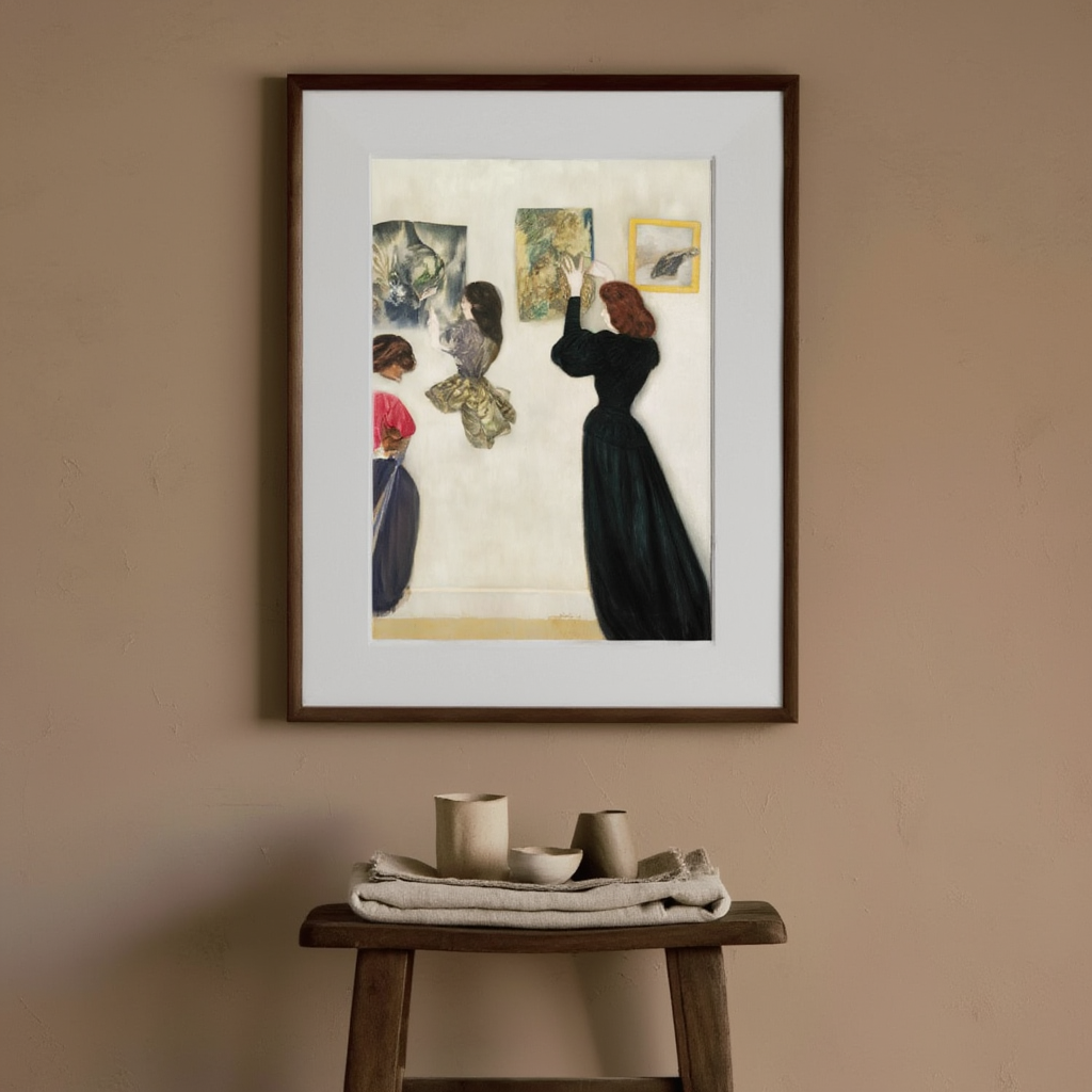 Slender Woman with Vase