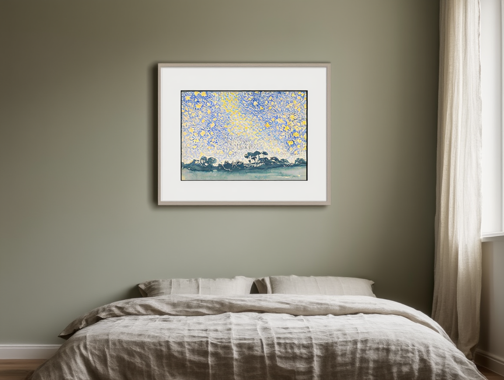 Henri-Edmond Cross - Landscape with Stars