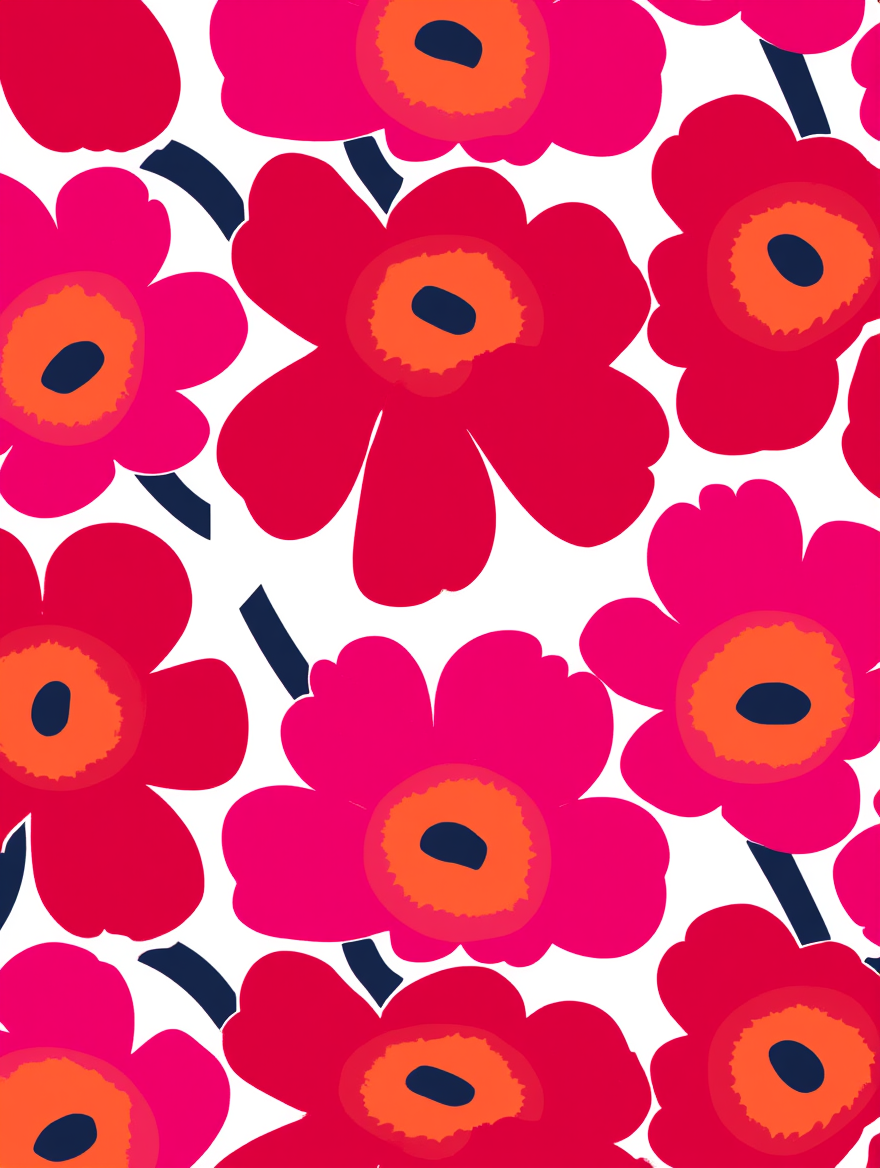 Bloom Radiance – Vibrant Floral Illustration