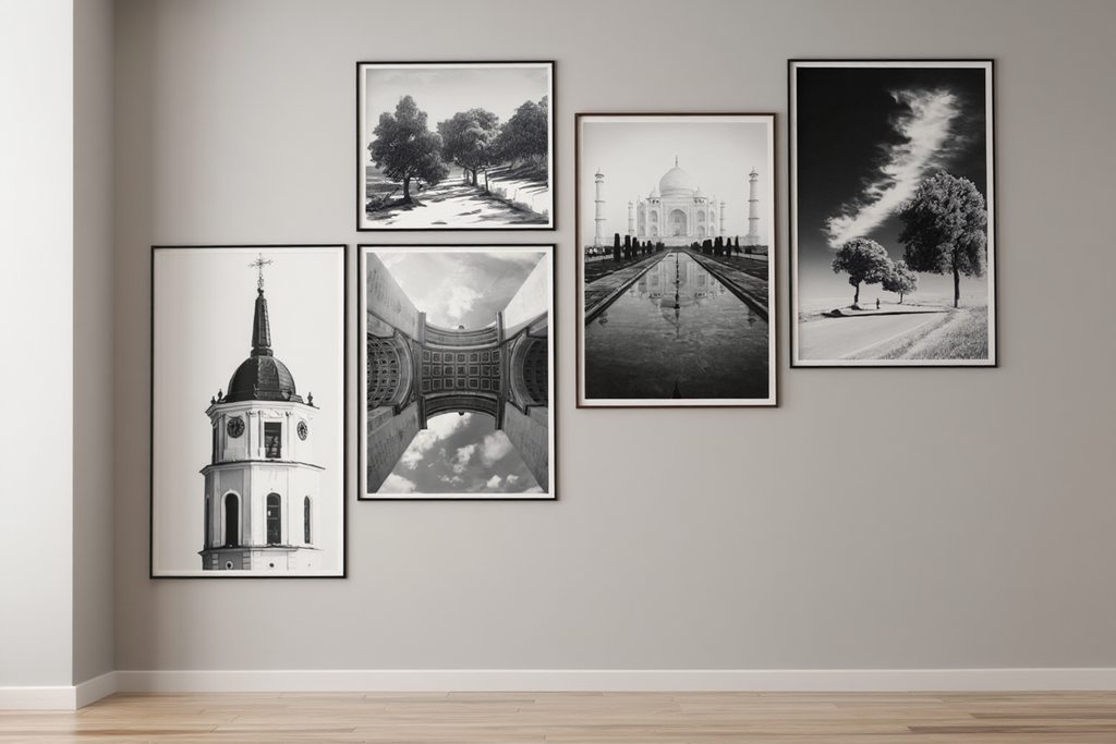 Serene Pastels – Minimal & Calm Landscapes - 5 Prints