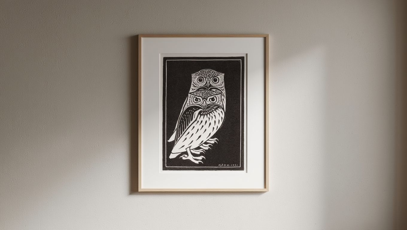 Julie de Graag - Twee uilen