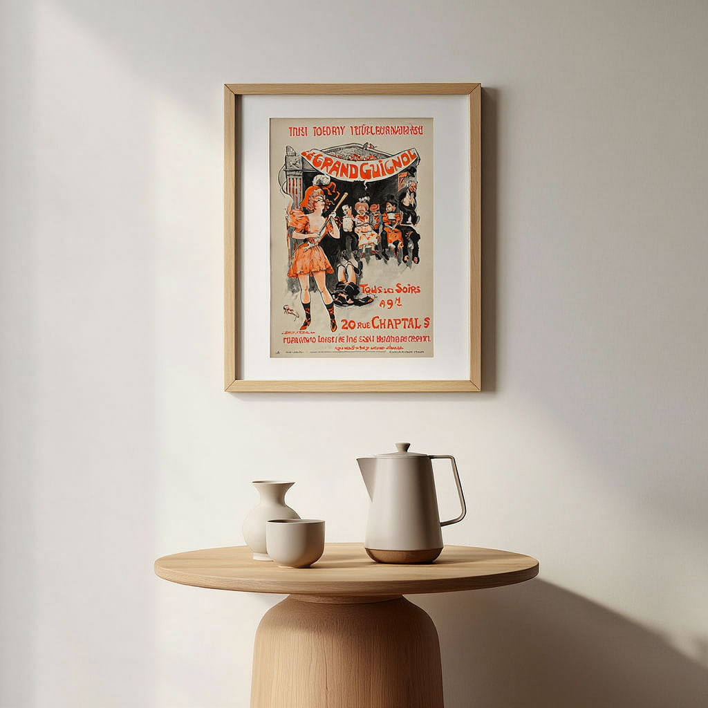 Le Grand Guignol (Tous Les Soirs) by Jules-Alexandre Grun (1880–1900) – Vintage Theatrical Poster Art Print