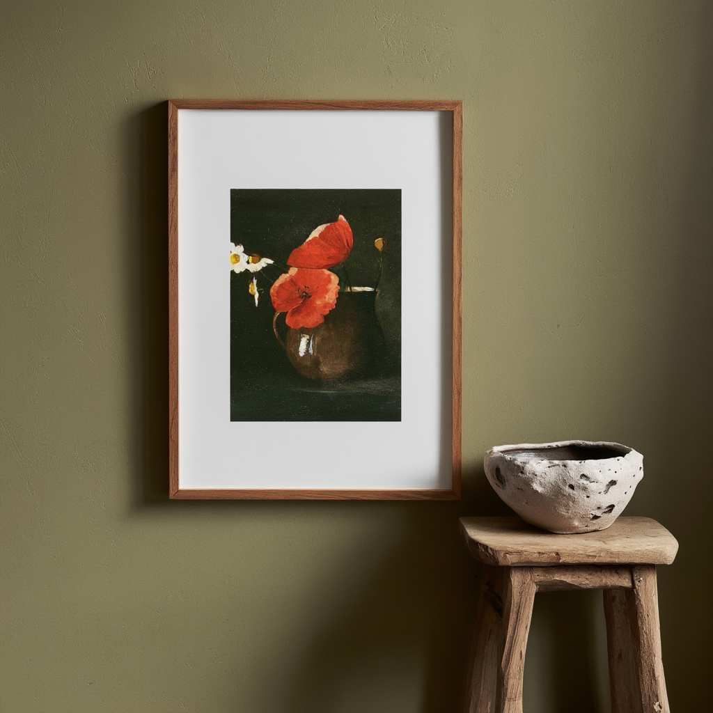 Odilon Redon - Flowers 'Poppies and Daisies'