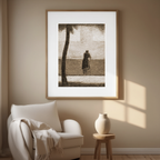 A Man Leaning on a Parapet by Georges Seurat