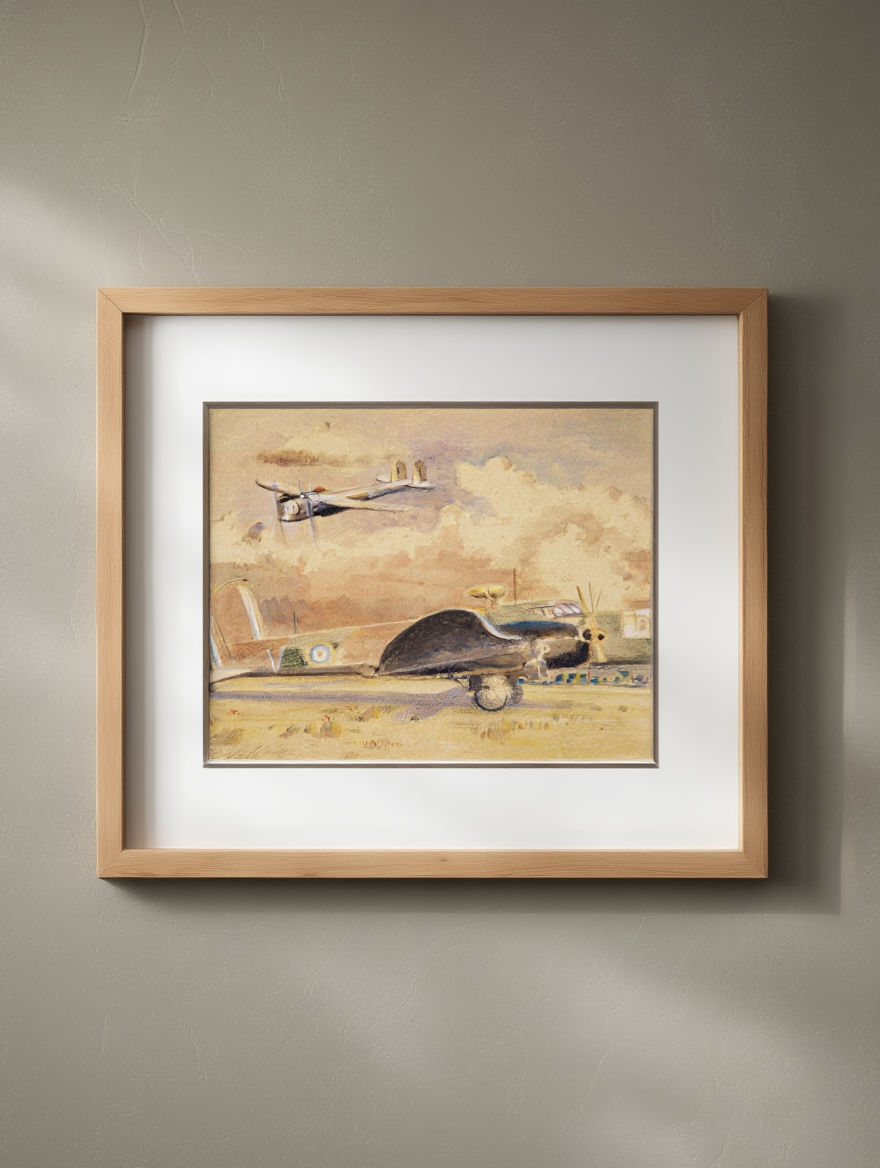 Paul Nash - Whitley Bombers Sunning