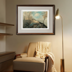 La Ruta Abandonada by Jean-François Raffaëlli – Serene Landscape Art Print