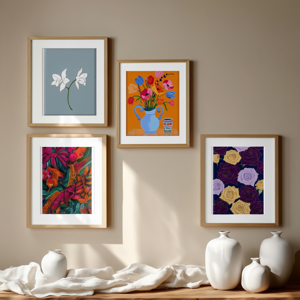 Nature’s Palette – 7 Floral Compositions