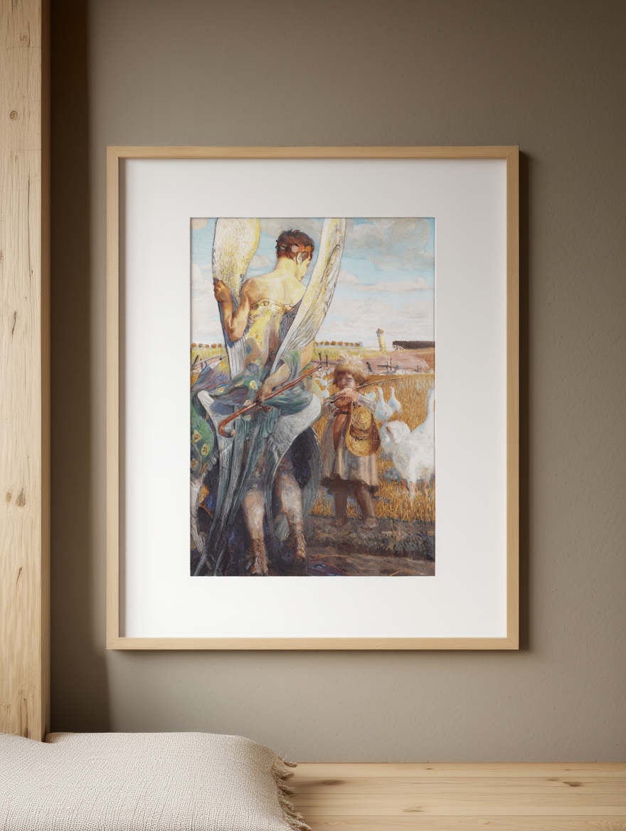 Jacek Malczewski - Angel, I Shall Follow Thee