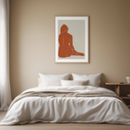 Female Shape Poster | Minimalist Figurative Wall Art Print - Hakyarts
