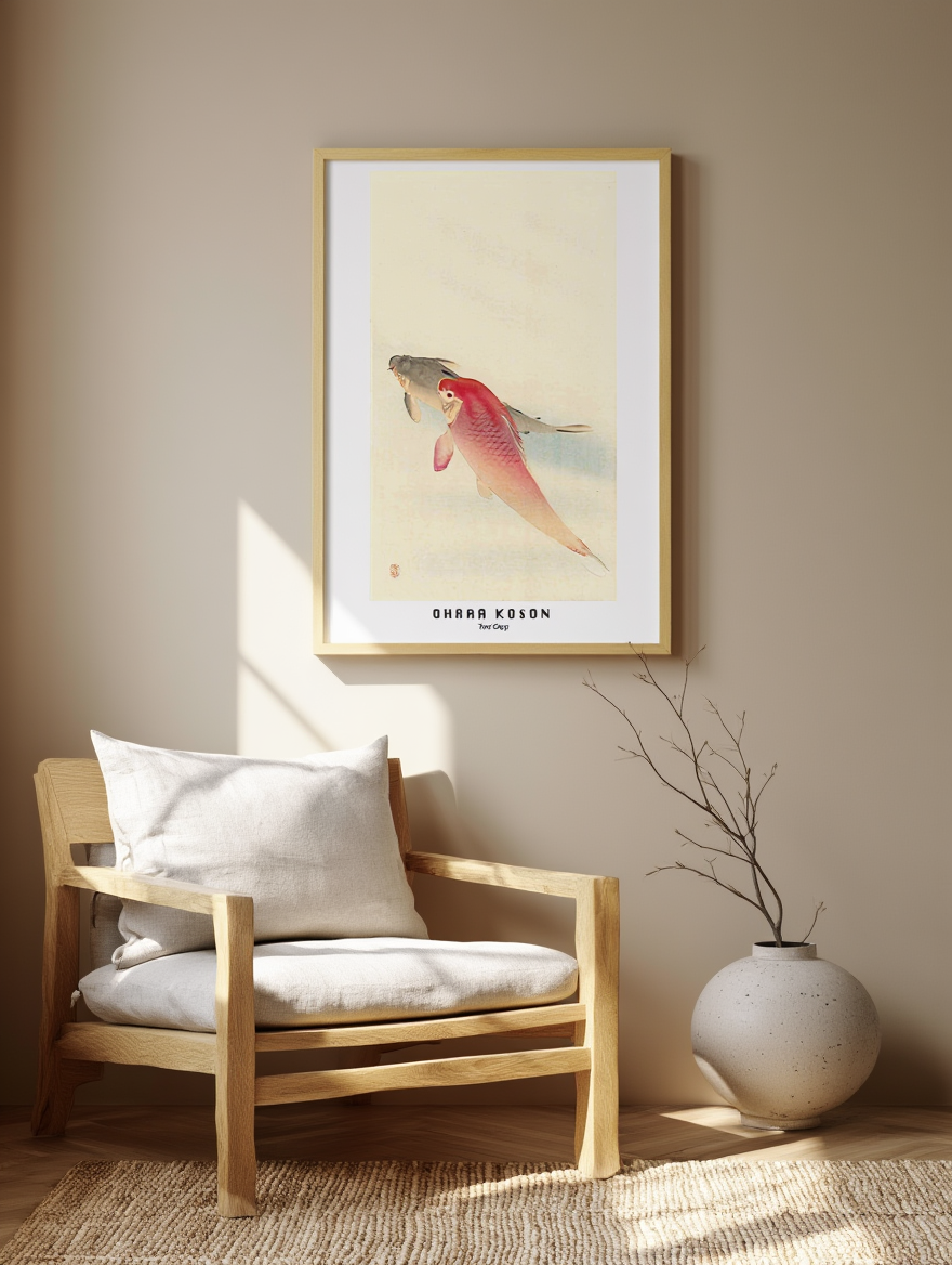 Ohara Koson - Two Carp