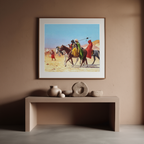 Riders Crossing the Desert – Jean-Léon Gérôme Poster | 19th-Century Orientalist Desert Scene Art Print