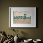 Poppy Field – Claude Monet Poster | Impressionist Nature Art Print - Hakyarts