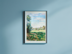 Village sur le Coteau ‘Vallée de Chevreuse’ – Armand Guillaumin Poster | Impressionist Countryside Landscape Art Print