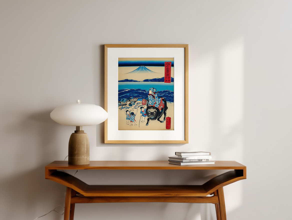 Utagawa Kuniyoshi – Sagami: Fisherman Unloading Bonito | Japanese Ukiyo-e Art Print