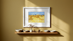 Corn Harvest in Provence – Vincent van Gogh Poster | Post-Impressionist Rural & Landscape Art Print