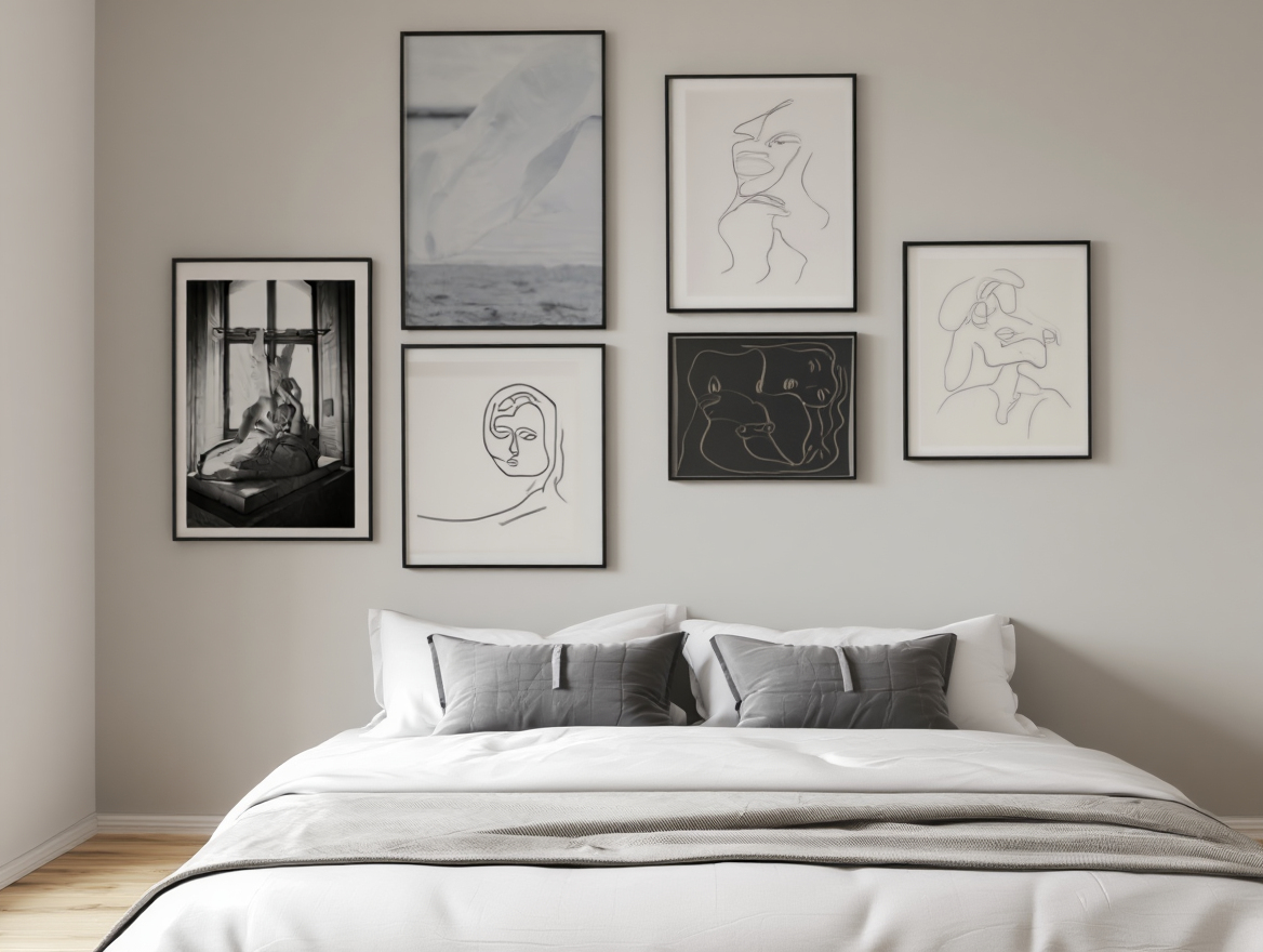 Monochrome Modern: 5 Minimalist Abstract Wall Art Prints