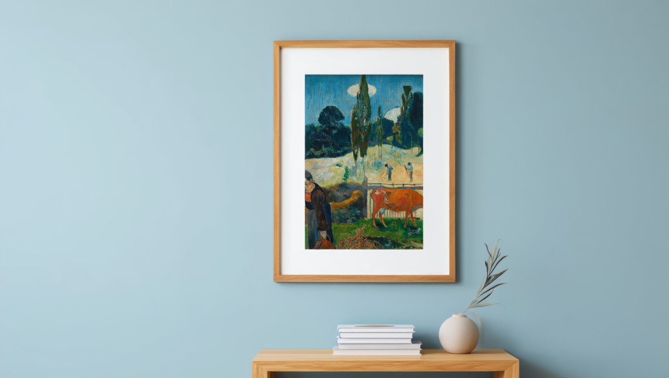 Paul Gauguin – The Red Cow - Iconic Post-Impressionist Art Print