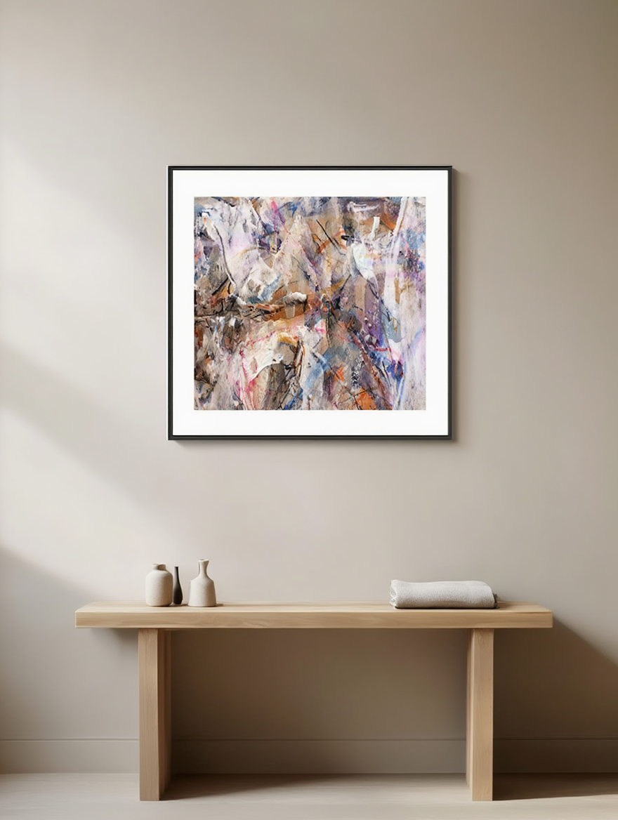 Jackson Pollock Inspired Abstract Expressionism Poster