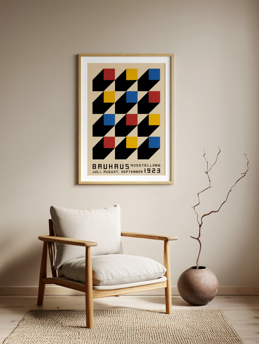 Bauhaus Ausstellung 1923 No 1 Poster