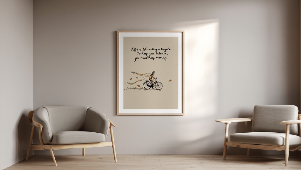 Bicycle Life – Quote Single Print