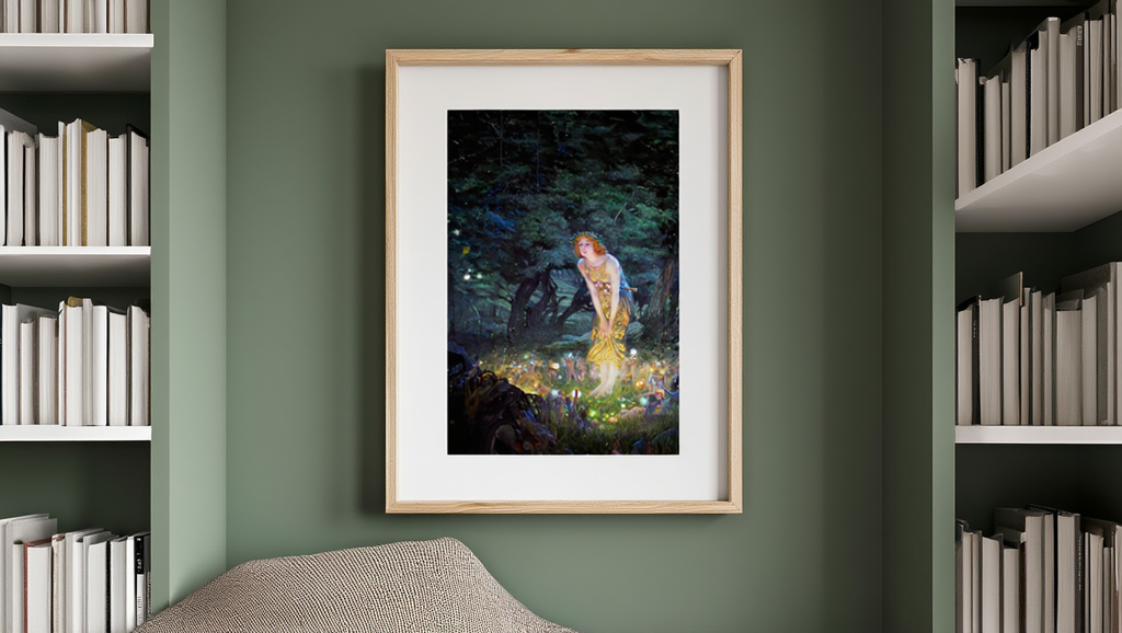 Midsummer Eve by Edward R. Hughes (1908) – Romantic Mythological Painting