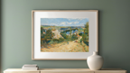 Entrance to the Village of Osny – Paul Gauguin Poster | Post-Impressionist Landscape & Rural Art Print - Hakyarts