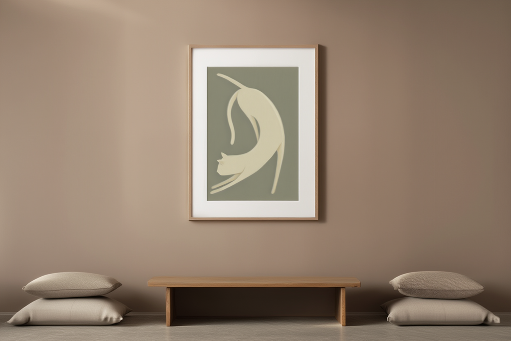 Elegant Lines – Minimalist Figurative Wall Art Print