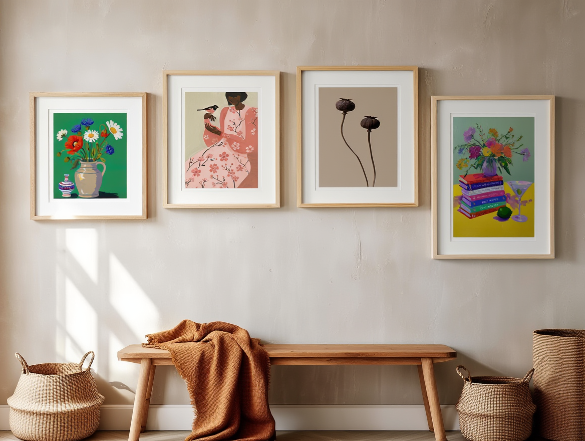 The Garden Series – 7 Botanical Wall Art Prints