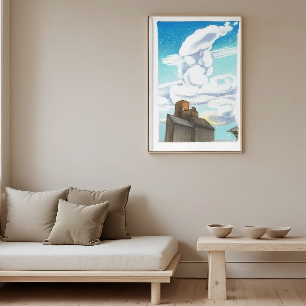 Ohne Titel by Karl Wiener, 1940 – Abstract Modernist Art Print