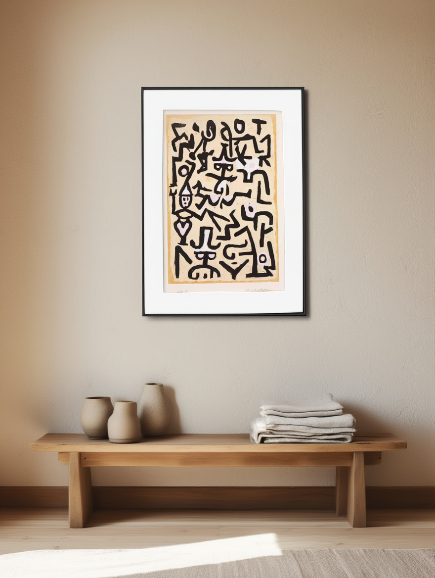 Paul Klee - Comedians' Handbill