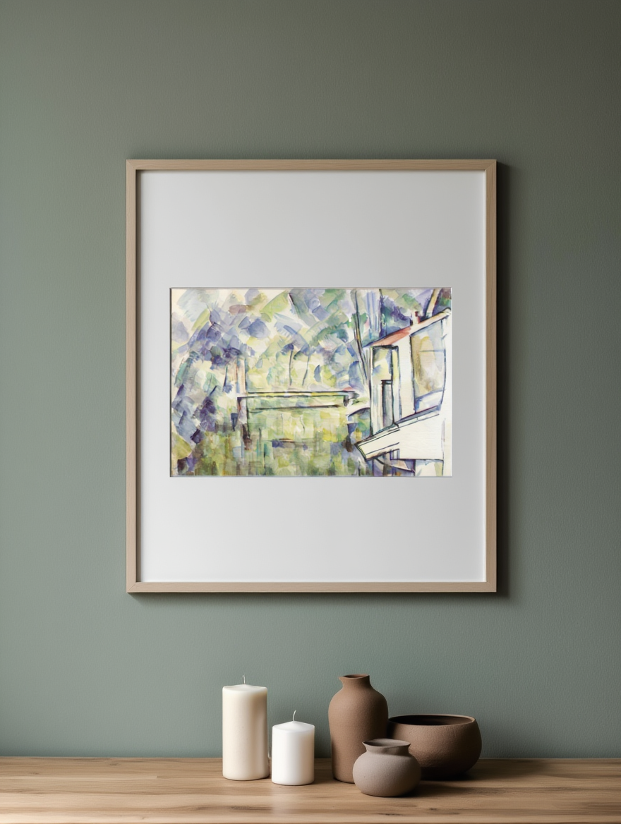 Paul Cézanne - Moulin sur une Rivière