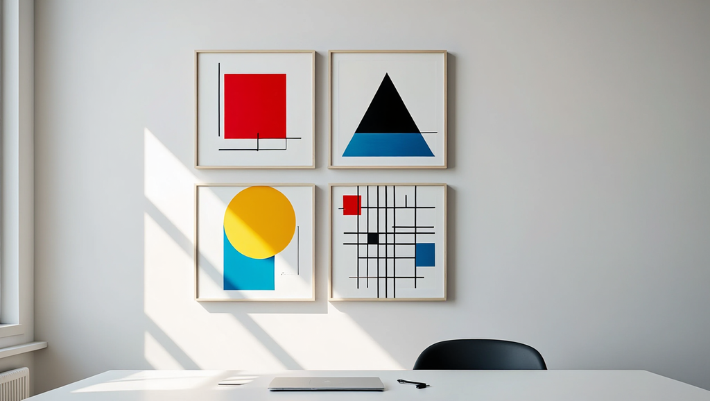 Bauhaus Quartet – Set of 4 Art Prints