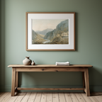 Ascent to the Cascade of Terni by J.M.W. Turner – Landscape Art Print