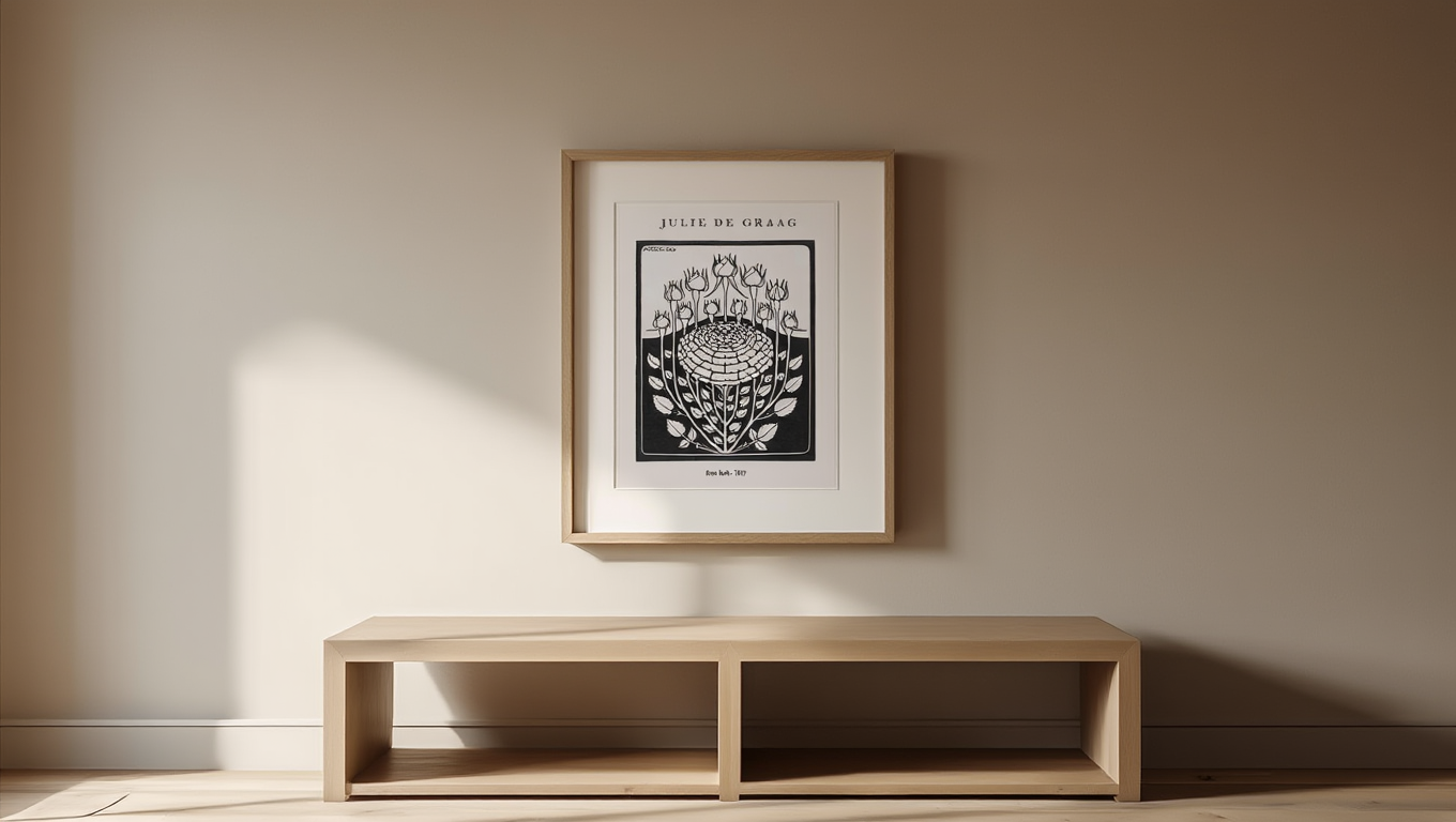 Julie de Graag - Rose Bush Poster