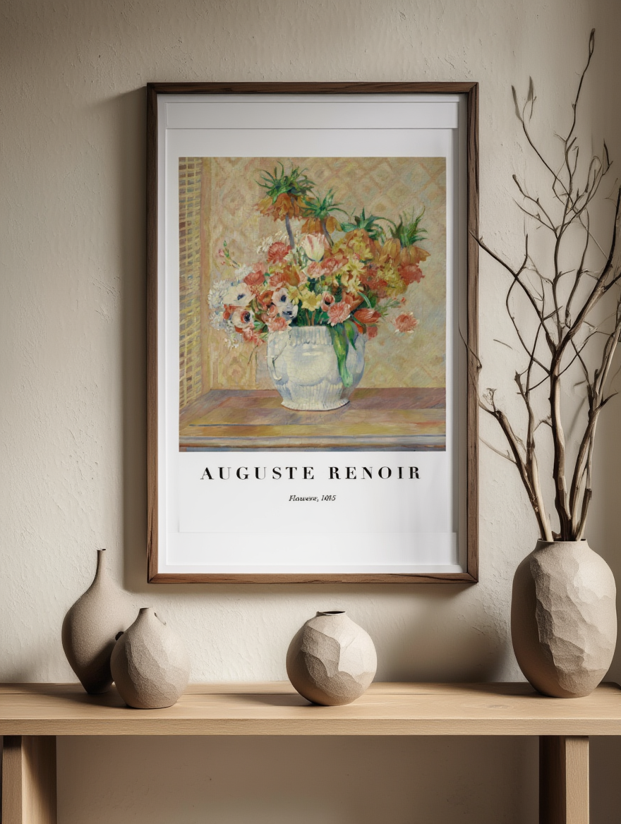 Auguste Renoir - Flowers Poster