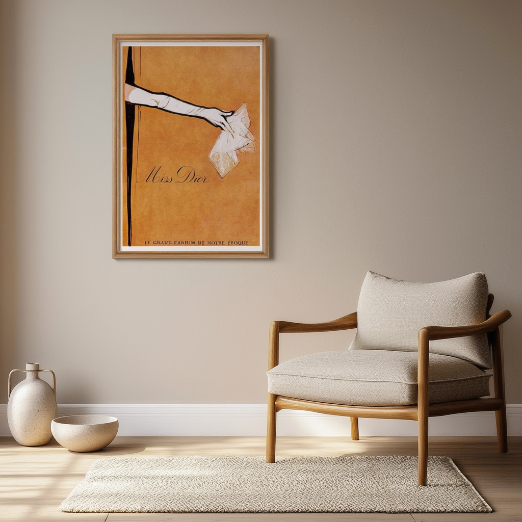 Affiche Miss Dior vintage - Le Grand Parfum de Notre Époque