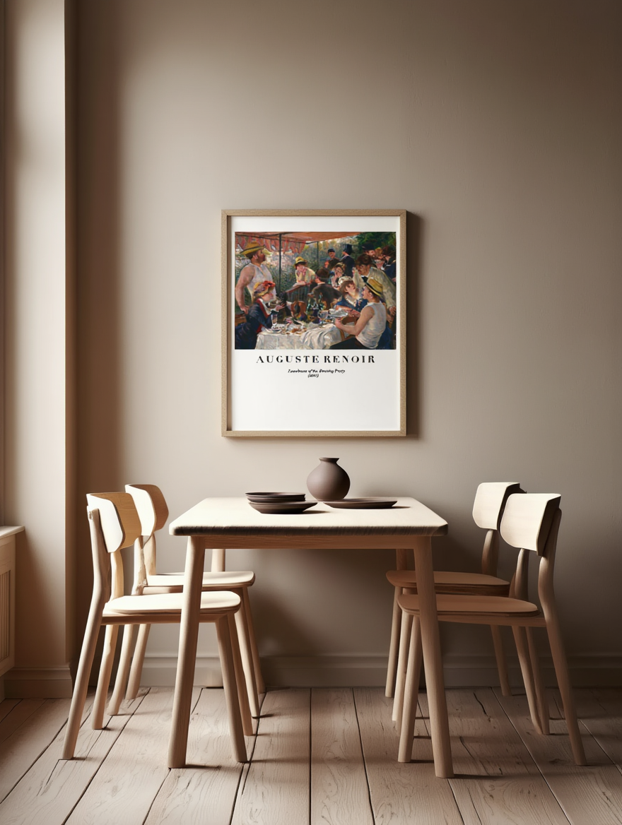 Auguste Renoir - Luncheon of the Boating Party Poster