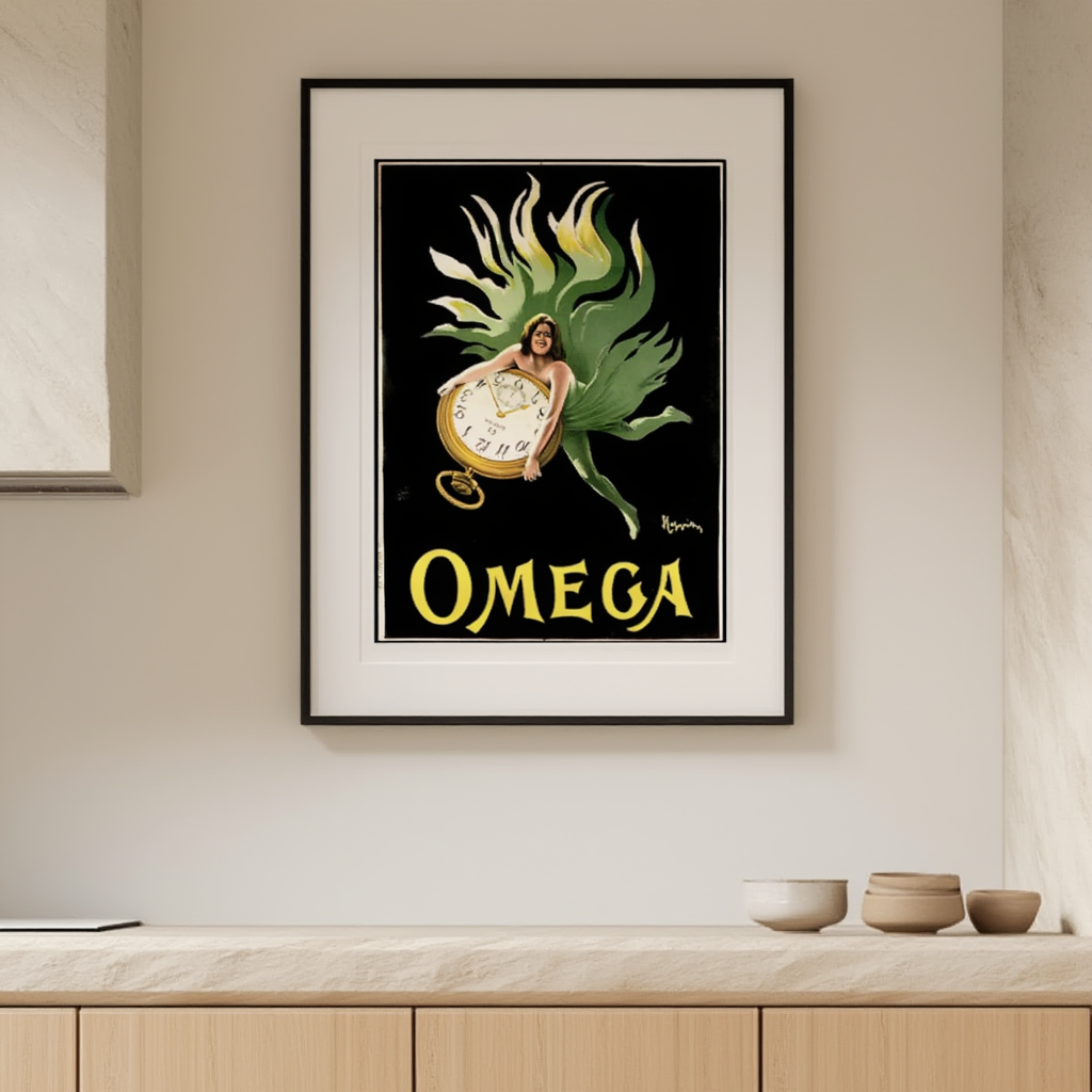 Omega by Leonetto Cappiello – Vintage Advertising Art Print