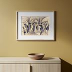 Scene Under the Arcades in Thun – August Macke Poster | Vintage Expressionist Art Print