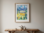 Clouds and Meadow by George Wesley Bellows – American Realist Landscape Art Print
