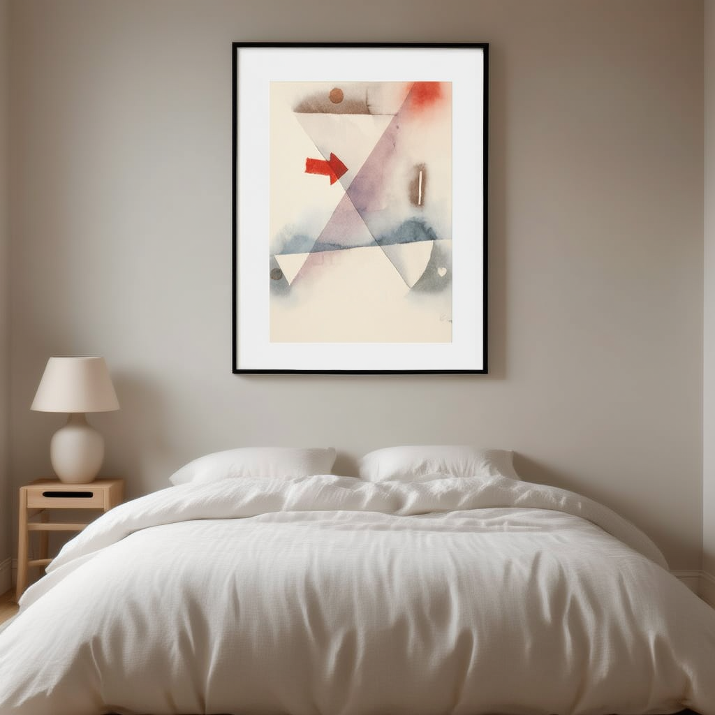 Ringing (1928) by Paul Klee – Abstract Modern Art Print