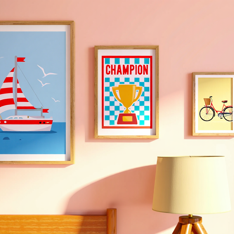 The Golden Era Collection – Set of 3 Retro Prints