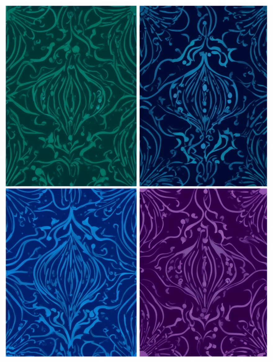 Émile-Allain Séguy – Botanical Art Deco Trio - 3 Prints Mix & Match