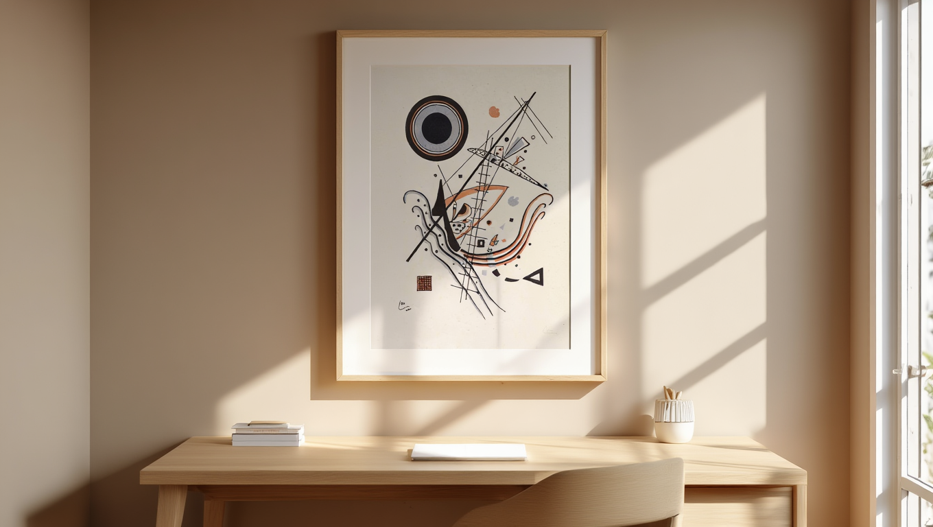 Wassily Kandinsky – Lithographie ‘Blau’ - Iconic Abstract Art Print