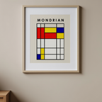 Mondrian – Geometric Abstract Art Print