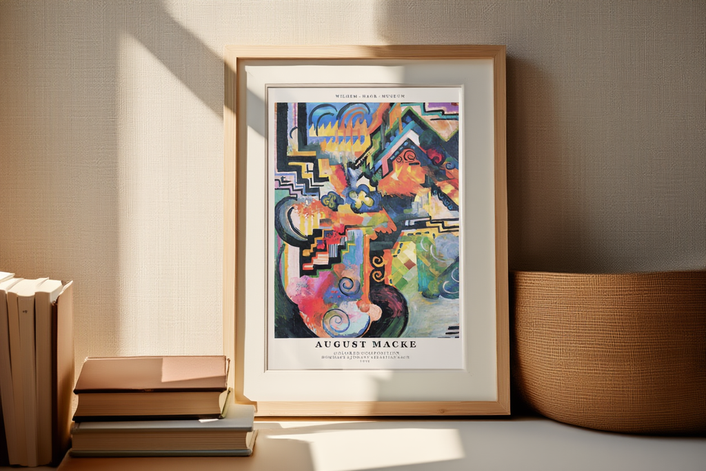 August Macke - Colored Composition Poster