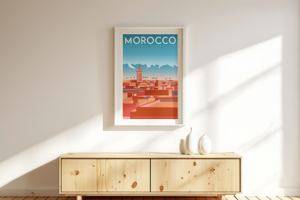 Morocco Travel Poster