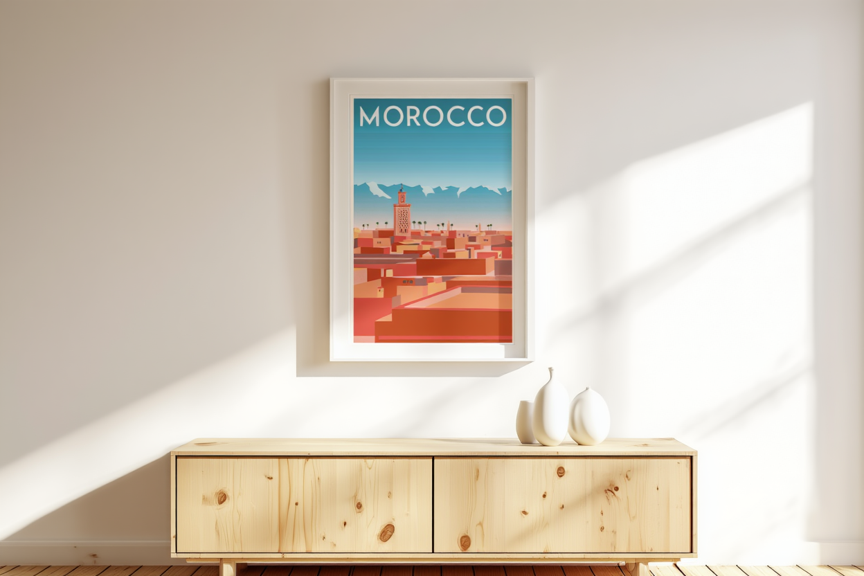 Morocco Travel Poster